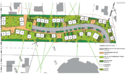 Plans d’aménagement d’un lotissement de maisons à Villers-Cotterêts