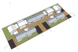 Aménagement en 3d pour la mission AMO du lotissement à Warmeriville