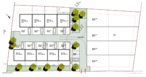 Plans d’aménagement d’un lotissement de logements à Corbeny