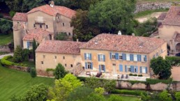 Photo aérienne de la maison de Brad Pitt et Angélina Jolie