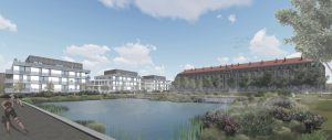 Plan 3D aménagement emprise militaire de l'ancienne Caserne Chanzy Châlons en Champagne